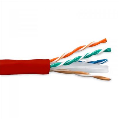 eNet Components C6-SORD-1K-ENT networking cable Red 12000" (304.8 m) Cat6 U/UTP (UTP)1