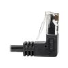 Tripp Lite Right-Angle Cat6 UTP Patch Cable (RJ45) - M/M, Gigabit, Snagless, Molded, Slim, Black, 0.31 m5