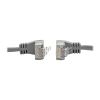 Tripp Lite Right-Angle Cat6 UTP Patch Cable (RJ45) - M/M, Gigabit, Snagless, Molded, Slim, Grey, 0.31 m3