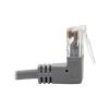 Tripp Lite Right-Angle Cat6 UTP Patch Cable (RJ45) - M/M, Gigabit, Snagless, Molded, Slim, Grey, 0.31 m4