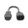 Tripp Lite C14 Male to C13 Female Power Cable, C13 to C14 PDU-Style, Locking C13 Connector, 10A, 18 AWG, 0.31 m2