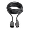 Tripp Lite C14 Male to C13 Female Power Cable, C13 to C14 PDU-Style, Locking C13 Connector, 10A, 18 AWG, 3.05 m2