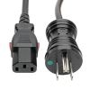 Tripp Lite P006-L10-HG10 power cable Black 118.1" (3 m) NEMA 5-15P IEC C132