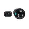 Tripp Lite P006-L10-HG10 power cable Black 118.1" (3 m) NEMA 5-15P IEC C136