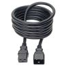 Tripp Lite C20 to C19 Power Cable - Locking C19 Connector, Heavy Duty, 20A, 100-250V, 12 AWG, 3.05 m, Black2