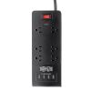 Tripp Lite TLP664USBB surge protector Black 6 AC outlet(s) 120 V 72" (1.83 m)3