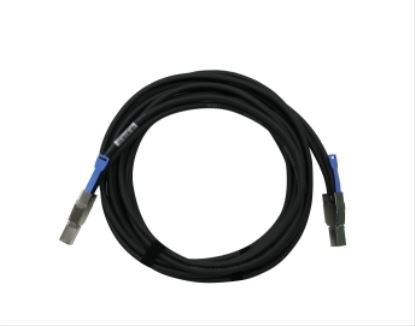 QNAP CAB-SAS30M-8644 Serial Attached SCSI (SAS) cable 118.1" (3 m) Black, Metallic1