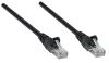 Intellinet 313834 networking cable Black 11.8" (0.3 m) Cat6a S/FTP (S-STP)4