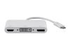 Monoprice 27282 video cable adapter USB Type-C DisplayPort + DVI-D + HDMI White3