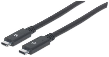 Manhattan 354905 USB cable 78.7" (2 m) USB 3.2 Gen 1 (3.1 Gen 1) USB C Black1