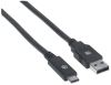 Manhattan 354974 USB cable 78.7" (2 m) USB 3.2 Gen 1 (3.1 Gen 1) USB C USB A Black2