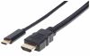 Manhattan 151764 video cable adapter 78.7" (2 m) USB Type-C HDMI Type A (Standard) Black1