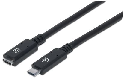 Manhattan 355230 USB cable 19.7" (0.5 m) USB 3.2 Gen 2 (3.1 Gen 2) USB C Black1