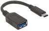 Manhattan 355285 USB cable 5.91" (0.15 m) USB 3.2 Gen 1 (3.1 Gen 1) USB C USB A Black2