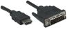 Manhattan 322782 video cable adapter 39.4" (1 m) HDMI Type A (Standard) DVI-D Black2