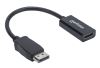 Manhattan 151634 video cable adapter 5.91" (0.15 m) HDMI Type A (Standard) DisplayPort Black2