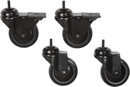 Premier Mounts CAST multimedia cart accessory Black Casters1