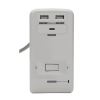 Tripp Lite TLP648USBC surge protector Gray 6 AC outlet(s) 120 V 96.1" (2.44 m)5