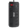 Tripp Lite TLP88USBB surge protector Black 8 AC outlet(s) 120 V 96.1" (2.44 m)3