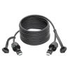 Tripp Lite USB-A Male to USB-A Male Cable, SuperSpeed, 3.0/3.1, Industrial, IP67, Shielded, 3.96 m3