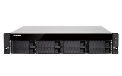 QNAP TS-877XU NAS Rack (2U) Ethernet LAN Aluminum, Black 12001