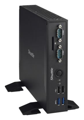 Shuttle XPC slim DS77U DDR4-SDRAM 3865U Nettop Intel® Celeron® 8 GB 120 GB SSD Windows 10 Pro Mini PC Black1