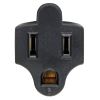 Tripp Lite P002-000 power plug adapter C14 NEMA 5-15R Black1