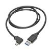 Tripp Lite U428-003-CRA USB cable 35.4" (0.9 m) USB 3.2 Gen 1 (3.1 Gen 1) USB C USB A Black2