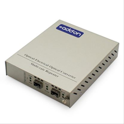 AddOn Networks ADD-MCC1GTX2SFP-FOSK network media converter 1000 Mbit/s Beige1