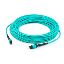 AddOn Networks ADD-MPOMPO-80M5OM3 fiber optic cable 3149.6" (80 m) MPO CMR OM3 Aqua color1