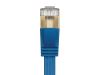 Monoprice SlimRun networking cable Blue 240" (6.1 m) Cat6a S/FTP (S-STP)4