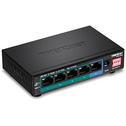 Trendnet TPE-LG50 network switch Gigabit Ethernet (10/100/1000) Power over Ethernet (PoE) Black1