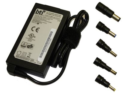 BTI HP65W-S-UNIV power adapter/inverter Indoor 65 W Black1