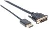 Manhattan 152136 video cable adapter 118.1" (3 m) DisplayPort DVI-D Black2