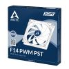 ARCTIC F14 PWM PST Computer case Fan 5.51" (14 cm) Black, White 1 pc(s)6