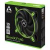 ARCTIC BioniX F140 Computer case Fan 5.51" (14 cm) Black, Green5