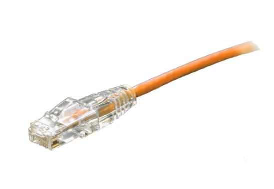 Weltron 90-C6CBSL-OR-000.5 networking cable Orange 6" (0.152 m) Cat61