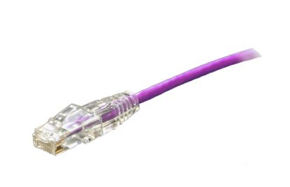 Weltron 90-C6CBSL-PL-001 networking cable Purple 12" (0.305 m) Cat61