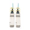 Tripp Lite N28H-01M-AQ fiber optic cable 39.4" (1 m) QSFP28 OFNP OM3 Aqua color1