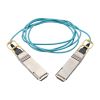 Tripp Lite N28H-01M-AQ fiber optic cable 39.4" (1 m) QSFP28 OFNP OM3 Aqua color2