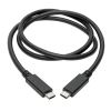 Tripp Lite U420-C03-G2-5A USB cable 35.8" (0.91 m) USB 3.2 Gen 2 (3.1 Gen 2) USB C Black2