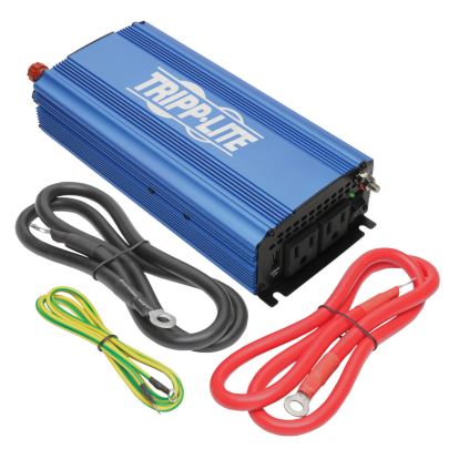 Tripp Lite PINV750 power adapter/inverter Auto 750 W Black, Blue1