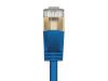 Monoprice SlimRun networking cable Blue 60" (1.52 m) Cat6a S/FTP (S-STP)4