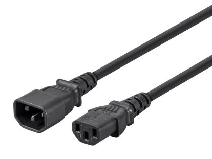 Monoprice 15752 power cable Black 96" (2.44 m) C14 coupler C13 coupler1