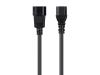 Monoprice 15752 power cable Black 96" (2.44 m) C14 coupler C13 coupler2