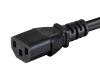 Monoprice 15752 power cable Black 96" (2.44 m) C14 coupler C13 coupler4