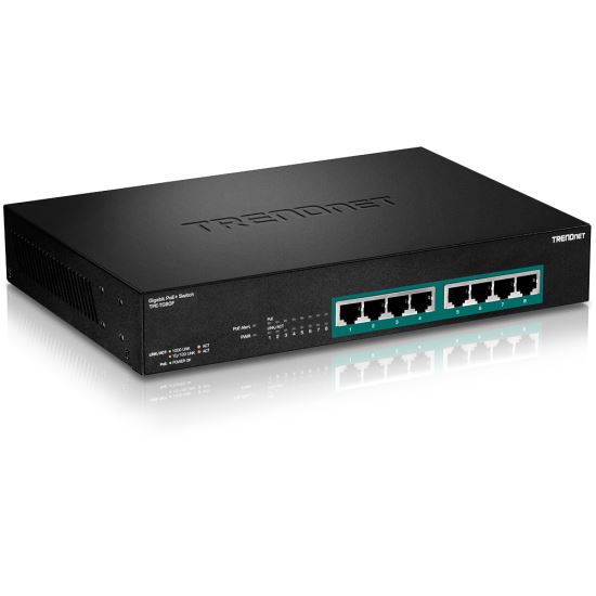 Trendnet TPE-TG80F v1.0R Gigabit Ethernet (10/100/1000) Power over Ethernet (PoE) 1U Black1