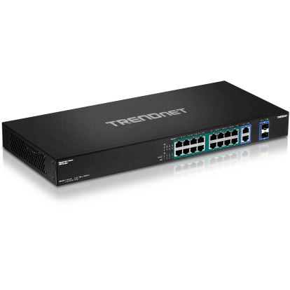 Trendnet TPE-TG182F v1.0R Unmanaged Gigabit Ethernet (10/100/1000) Power over Ethernet (PoE) 1U Black1