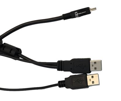 Mimo Monitors CBL-USB-1.5M-Y USB cable 59.1" (1.5 m) USB 2.0 USB A Black1