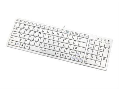 BUSlink I-Rocks keyboard USB QWERTY White1